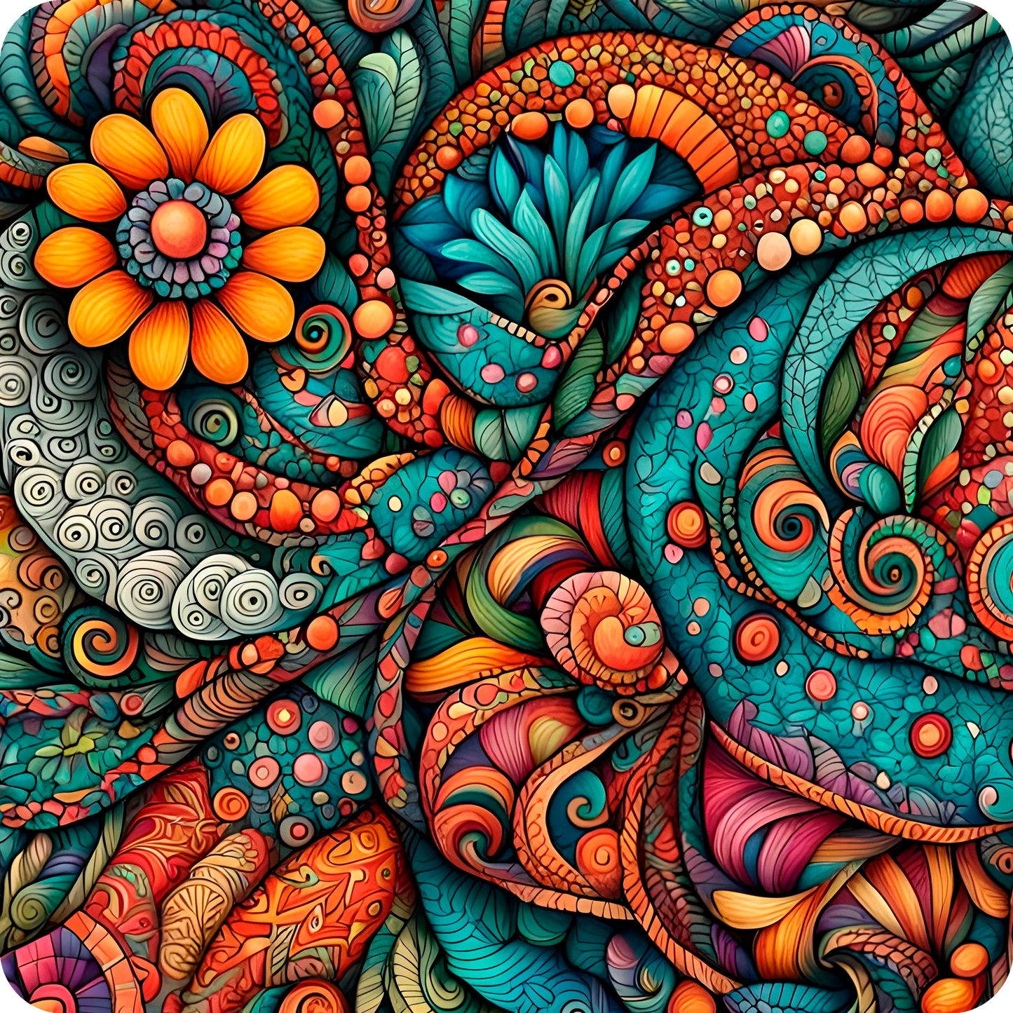 Colorfully Paisley