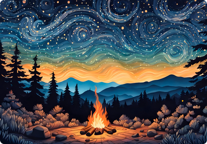 Starry Pines